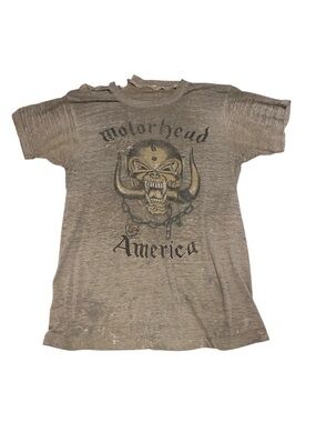 Ultra distressed Vintage Motörhead Tour T shirt